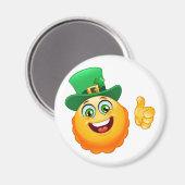 leprechaun emoji magneet (Voorkant / Achterkant)