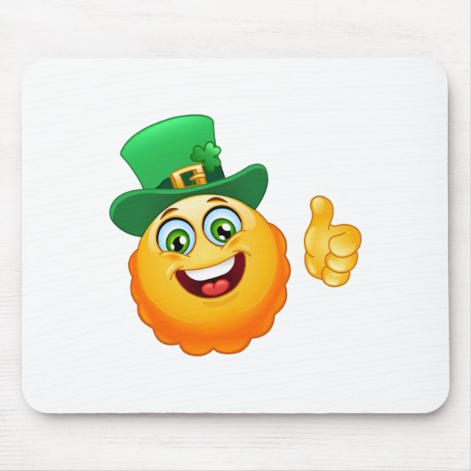 leprechaun emoji muismat (Voorkant)