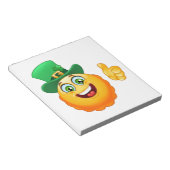 leprechaun emoji notitieblok (Schuin)
