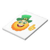 leprechaun emoji notitieblok (Linkerzijde)