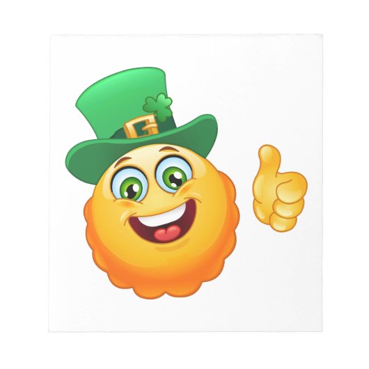 leprechaun emoji notitieblok (Voorkant)