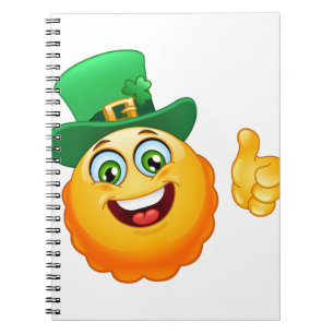 leprechaun emoji notitieboek