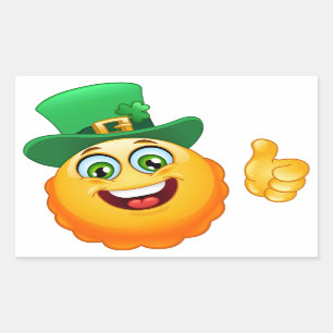 leprechaun emoji rechthoekige sticker
