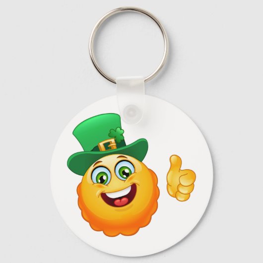leprechaun emoji sleutelhanger (Voorkant)