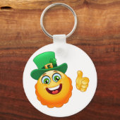 leprechaun emoji sleutelhanger (Voorkant)