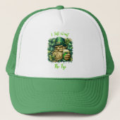 Leprechaun en bier trucker pet (Voorkant)