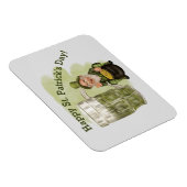 Leprechaun en Green Beer St. Patrick's Day Magneet (Rechterzijde)