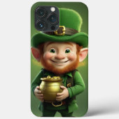 Leprechaun en Pot of Gold iPhone / iPad hoesje (Achterkant)