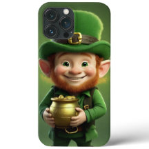 Leprechaun en Pot of Gold iPhone / iPad hoesje