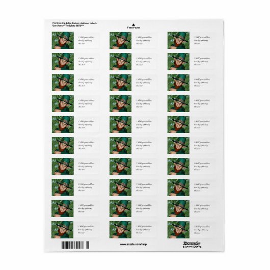 Leprechaun Etiket (Full Sheet)