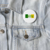 Leprechaun-evolutie Ronde Button 5,7 Cm (In situ)