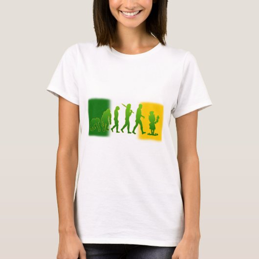 Leprechaun-evolutie T-shirt (Voorkant)