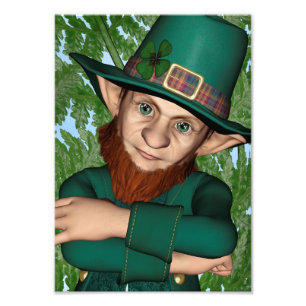 Leprechaun Foto Afdruk