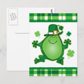 Leprechaun Frog Briefkaart (Voorkant / Achterkant)