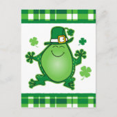 Leprechaun Frog Briefkaart (Voorkant)