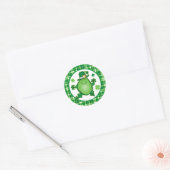 Leprechaun Frog Sticker (Envelop)