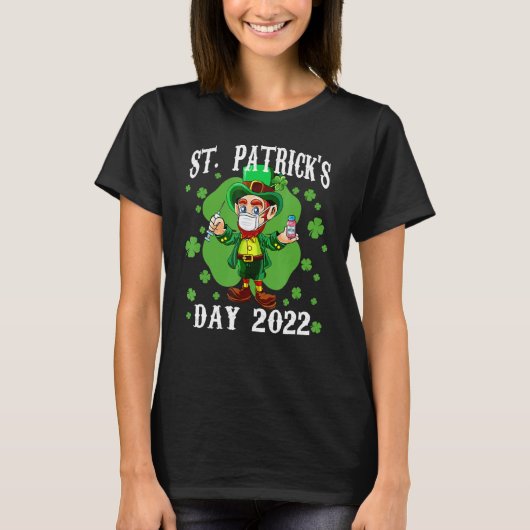 Leprechaun Fully Vaccinated Funny Saint Patrick's T-shirt (Voorkant)