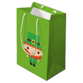 Leprechaun Gift Bag Medium Cadeauzakje (Voorkant Gekanteld)