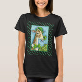 LEPRECHAUN GIRAFFE KLEURRIJKE ST. PATRICK'S DAY LE T-SHIRT (Voorkant)