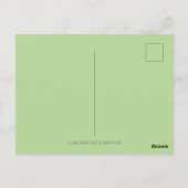 LEPRECHAUN GIRAFFE, ST. PATRICK'S DAY BRIEFKAART (Achterkant)