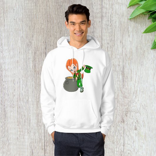 Leprechaun Girl Mannen Hoodie