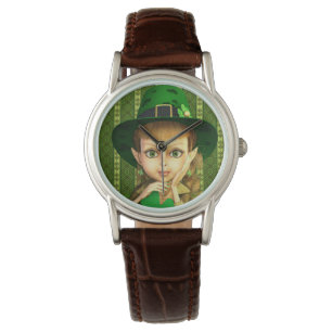 Leprechaun Girl St. Patrick's Day Watch Horloge