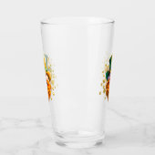 Leprechaun gnoom gezicht gouden munten Patrick's d Glas (Links)