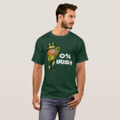 Leprechaun Gold 0% Ierse grappige St. Patty's T-shirt (Voorkant volledig)