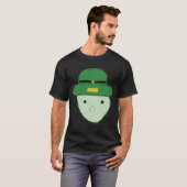 Leprechaun Green Colored Sketch Meme T-shirt (Voorkant volledig)
