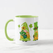 Leprechaun Green Gnome Shamrock St. Patrick's Day Mok (Links)