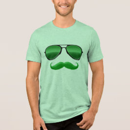 Leprechaun Green Zonnebril Cool St Patricks Day Tri-Blend Shirt