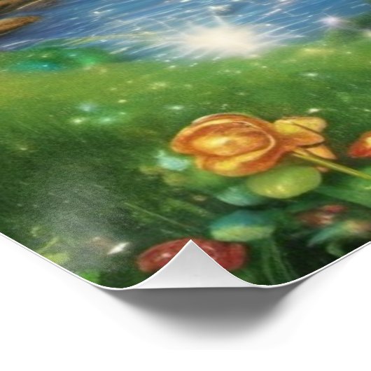 Leprechaun Groet Perfect Poster (Hoek)