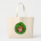 LEPRECHAUN GROTE TOTE BAG (Voorkant)