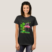 Leprechaun Hat Flamingo Shamrock St Patricks Day B T-shirt (Voorkant volledig)