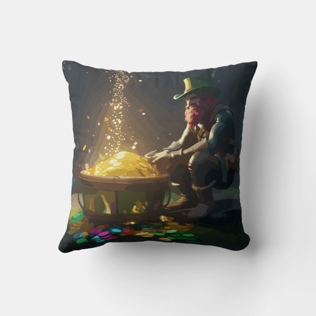 Leprechaun Hideaway Kussen (Achterkant)