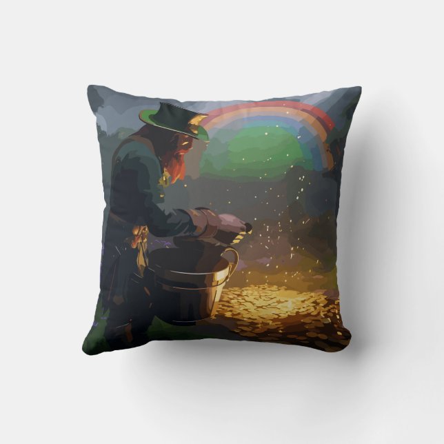 Leprechaun Hideaway Kussen (Achterkant)