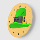 Leprechaun-hoed met gesp grote klok (Hoek)