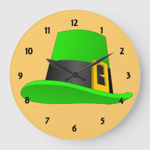 Leprechaun-hoed met gesp grote klok