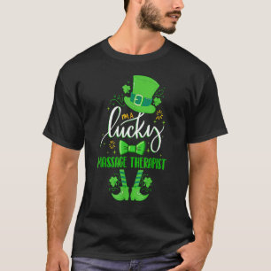 Leprechaun I A Lucky Massage Therapist St Patric T-shirt