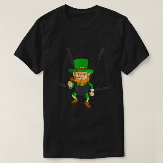 leprechaun in baby carrier shirt grappig smakelijk (Design voorkant)