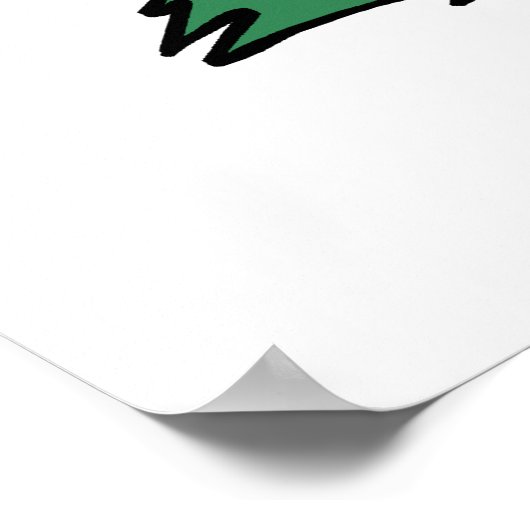 Leprechaun in Pot of Gold Poster (Hoek)