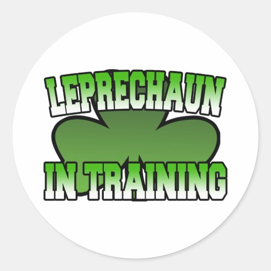 Leprechaun in Training Sticker (Voorkant)