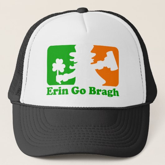 Leprechaun Insignia: Erin Go Bragh Trucker Pet (Voorkant)