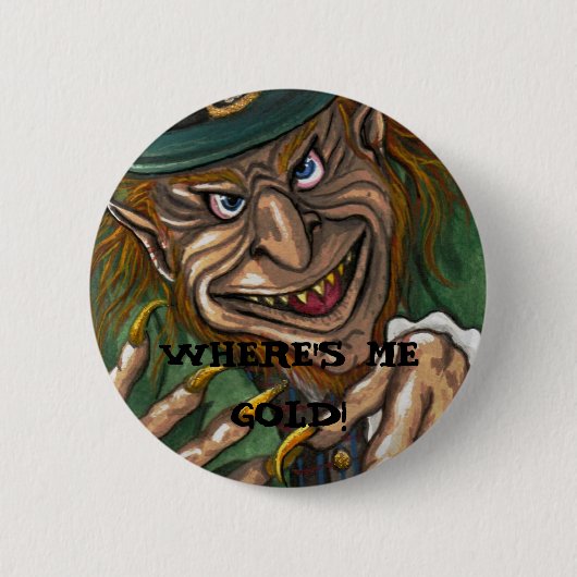 LEPRECHAUN Irish Button (Voorkant)