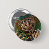 LEPRECHAUN Irish Button (Voorkant /achterkant)