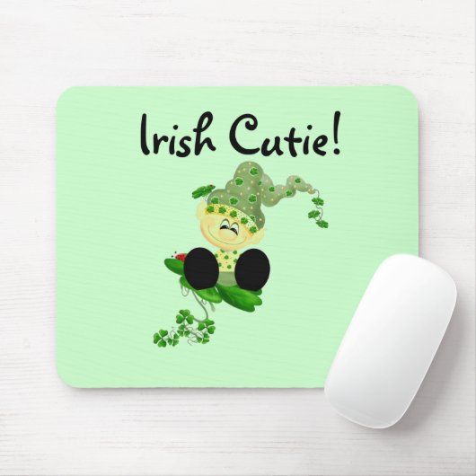Leprechaun Irish Cutie Tshirts and Gifts Muismat (Met muis)