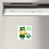 Leprechaun Irish Folklore Fairy Elf Art Cute Fun Magneet (Insitu (Vaatwasser))