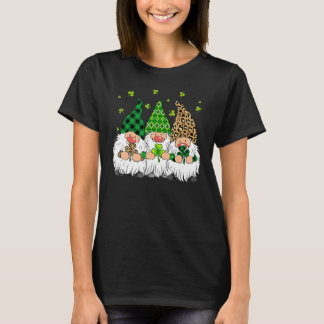 Leprechaun Irish Gnomes Leopard Pset St Patricks T-shirt