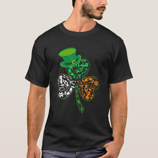 Leprechaun Irish Nurse Nursing Shamrock St Patrick T-shirt (Voorkant)