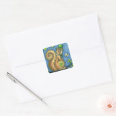 LEPRECHAUN IRISH SQUIRREL, STICKER VAN LEPRECHAUN (Envelop)